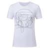 Top de manga curta Euro-Star Mira feminino - Branco