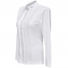 Polo Diamantina feminino de mangas compridas Flags & Cup - Branco