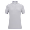 Top de manga curta Imperial Riding Breeze para mulher -  Cinzento-acastanhado