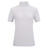 Top de manga curta Imperial Riding Breeze para mulher - Branco