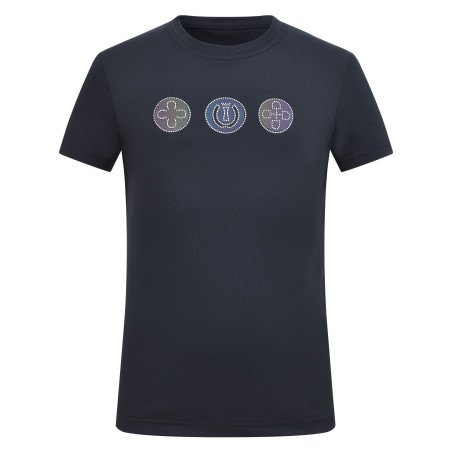 Top de manga curta Imperial Riding Holographics Kids