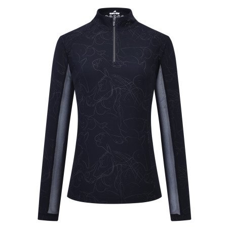 Top de manga comprida Euro-Star Joline feminino