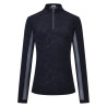 Top de manga comprida Euro-Star Joline feminino - Preto