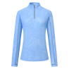 Top de manga comprida Euro-Star Joline feminino - Azul claro