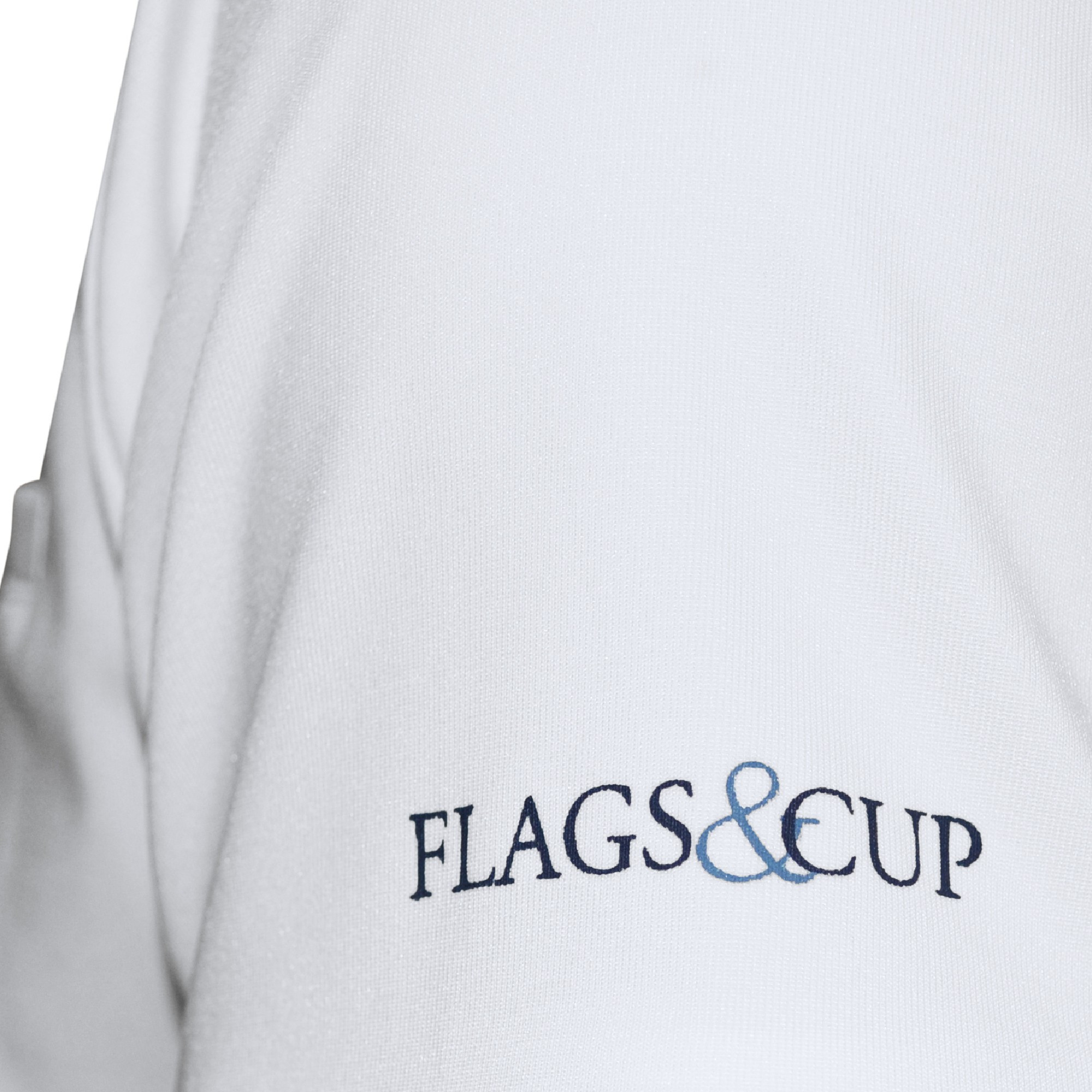 Polo masculino Urbano de mangas compridas Flags & Cup Azul-marinho