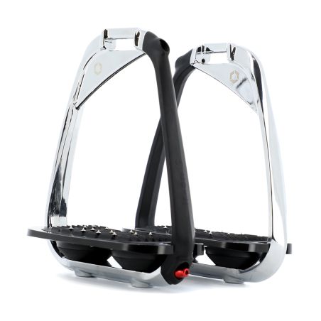 Estribos Flex-On Iron-S Chrome IUG preto