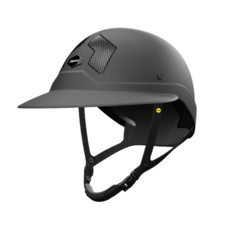 Capacete Mips Flex-on Armet preto, aba Angel Dark, jugular preta