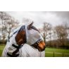 Máscara anti-moscas Horseware Mio sem orelhas - Cinza lunar / marinho