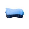 Cobertura highneck HKM Norwich 600D forrada com lã polar - Azul escuro / azul claro
