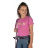 Kinder T-shirt Pony Club HKM - Rosa