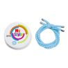 Kit de passamanarias Casco My Style listradas - Azul-claro refletivo