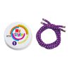 Kit de passamanarias Casco My Style listradas - Lila refletiva