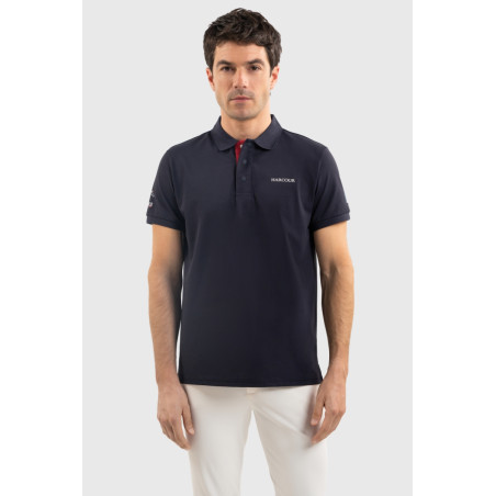Polo Harcour Fuego de manga curta para homem França