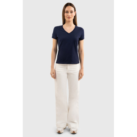 T-shirt Harcour Aquila mangas curtas mulher França