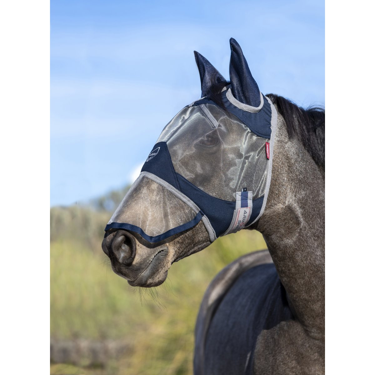 Máscara LeMieux Armour Shield Pro Orelhas e Nariz Azul-marinho