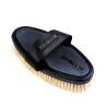 Escova macia com cerdas de cabra Ezi-Groom Shires - Preto