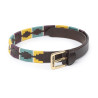 Cinto Shires Drover Skinny Polo - Amarelo / verde / roxo