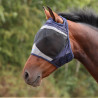 Máscara anti-moscas Shires FlyGuard Pro Fine Mesh com passagem para as orelhas - Marinho