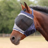 Máscara anti-moscas Shires FlyGuard Pro Fine Mesh sem orelhas - Marinho