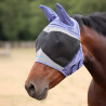 Máscara anti-moscas Shires FlyGuard Pro de malha fina com orelhas - Azul céu