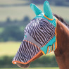 Máscara anti-moscas Shires FlyGuard Pro ZEB-TEK - Estampa de zebra
