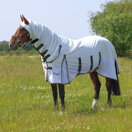 Capa anti-moscas integral Shires Highlander Plus Sun Shade