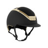 Capacete Kask Dogma Chrome rivet - Preto / dourado