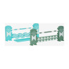 Conjunto de saltos LeMieux Toy Pony - Azul-celeste / sálvia / branco