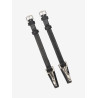 Suportes LeMieux Clips oleados Kudos - Preto / prata