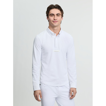 Polo de concurso LeMieux de mangas compridas para homem