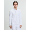 Polo de concurso LeMieux de mangas compridas para homem - Branco