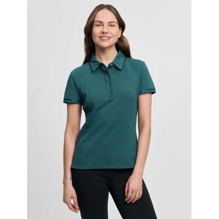Polo LeMieux Pixie feminino de manga curta