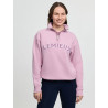 Sweatshirt com fecho de correr no colarinho LeMieux Kelsie para mulher - Fondant