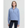 Camisola com gola de fecho éclair LeMieux Young Rider Vianne - Azul-pó