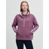 Sweat meia-zíper LeMieux Connie feminino - Malva
