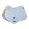 Manta de sela Weatherbeeta Prime Air-Tec Comfy Fleece Jumping - Branco / natural