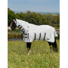 Manta anti-dermatite Weatherbeeta Combo - Branco / carvão de madeira