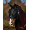 Máscara anti-moscas WeatherBeeta ComFiTec Durable Mesh com orelhas - Preto / verde floresta