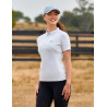 Polo Weatherbeeta Performance feminino manga curta 37,5 temperatura - Azul névoa