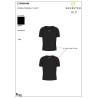 Camiseta técnica de treino feminina corte slim Equestro - Preto