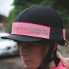 Faixa refletora para capacete Shires Equi-Flector® - Rosa vivo