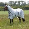 Manta antialérgica integral Plus Shires Highlander - Branco / azul aviação