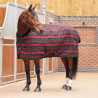 Cobertor de estábulo Plus 200 Shires Tempest - Tartan vermelho