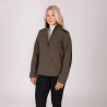 Polar unissex Aubrion Heritage com quarto de zíper Shires - Verde-oliva escuro