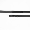 Renas de borracha com inserto de nylon Shires Velociti Lusso - Preto