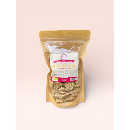 Bolachas de sementes de linho Happy Crackers mel e tomilho