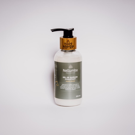 Gel de massagem aquecedor Nellumbo