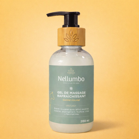 Gel de massagem refrescante Nellumbo