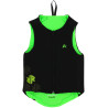Dorsal Komperdell Junior - Verde fluorescente / preto