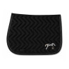 Manta de sela Pénélope Velours - Preto / preto